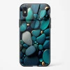Pebble Design Glass Case for iPhone X