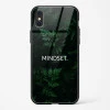 Mindset Quote Glass Case for iPhone X