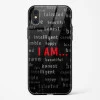 Affirmation Glass Case for iPhone X