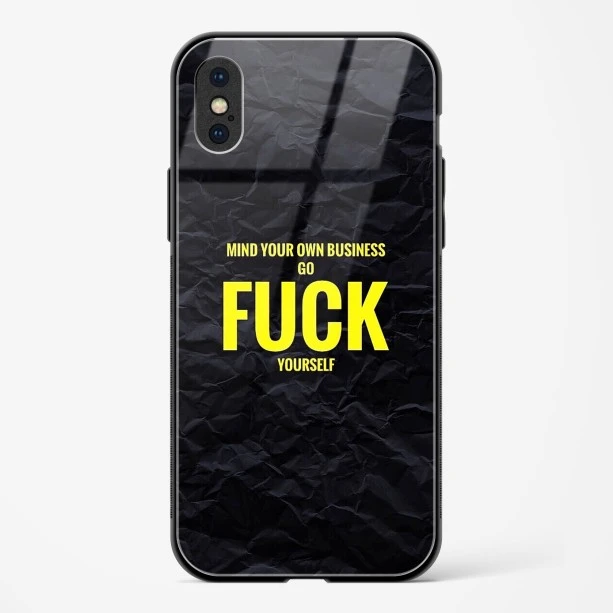 Attitude Glass Case for iPhone X