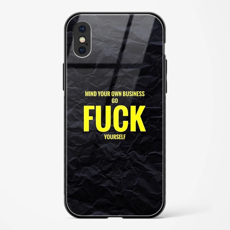 Attitude Glass Case for iPhone X