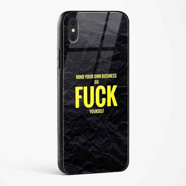 Attitude Glass Case for iPhone X