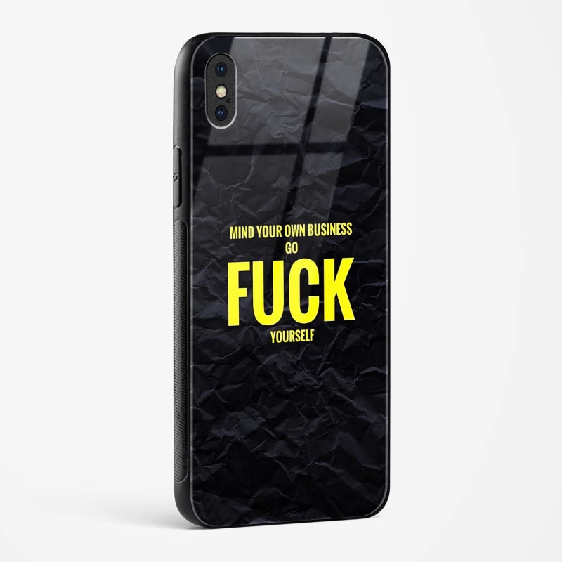 Attitude Glass Case for iPhone X