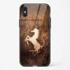 Ferrari Design Gold Glass Case for iPhone X