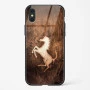 Ferrari Design Gold Glass Case for iPhone X