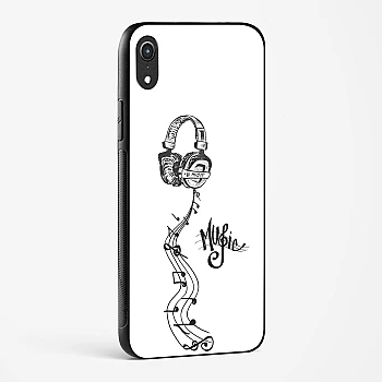 My Music Glass Case Phone Cover For iPhone XR