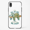 Sleep Lover Glass Case Phone Cover For iPhone XR