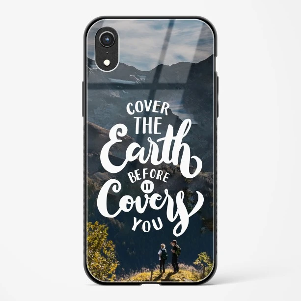 Travel Quote Glass Case Phone Cover For iPhone XR