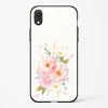 Flower Design Abstract 2 Glass Case Phone Cover For iPhone XR