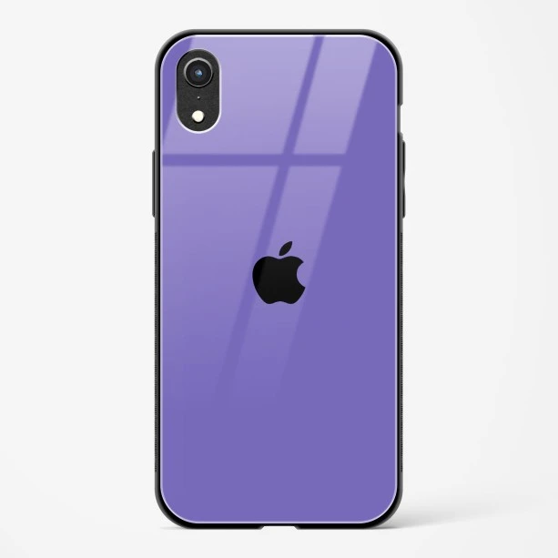 Purple Glass Case for iPhone XR