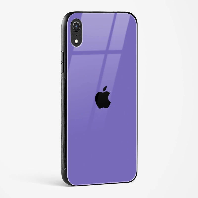 Purple Glass Case for iPhone XR