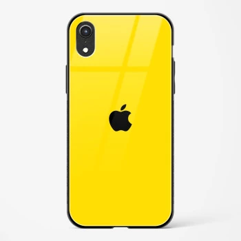 Yellow Glass Case for iPhone XR