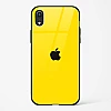 Yellow Glass Case for iPhone XR