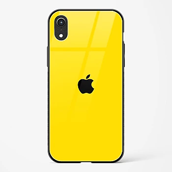 Yellow Glass Case for iPhone XR
