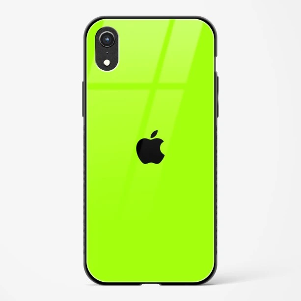 Neon Green Glass Case for iPhone XR
