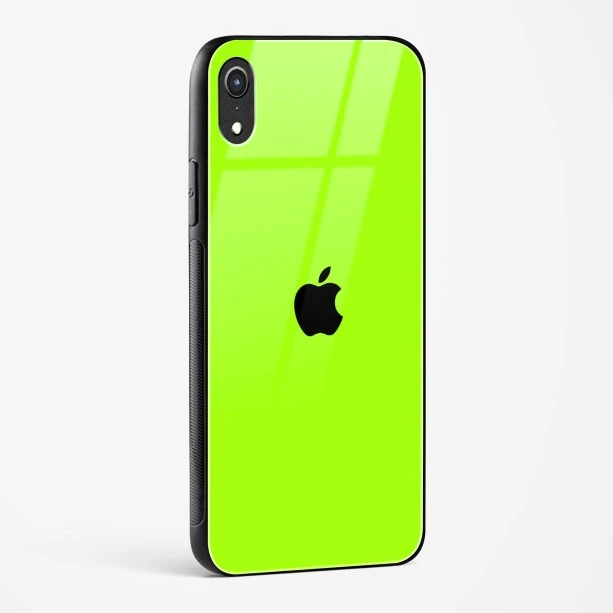Neon Green Glass Case for iPhone XR