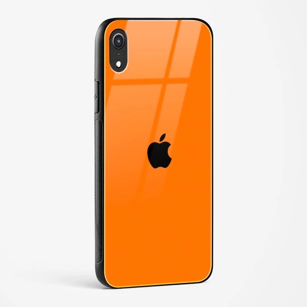 Orange Glass Case for iPhone XR