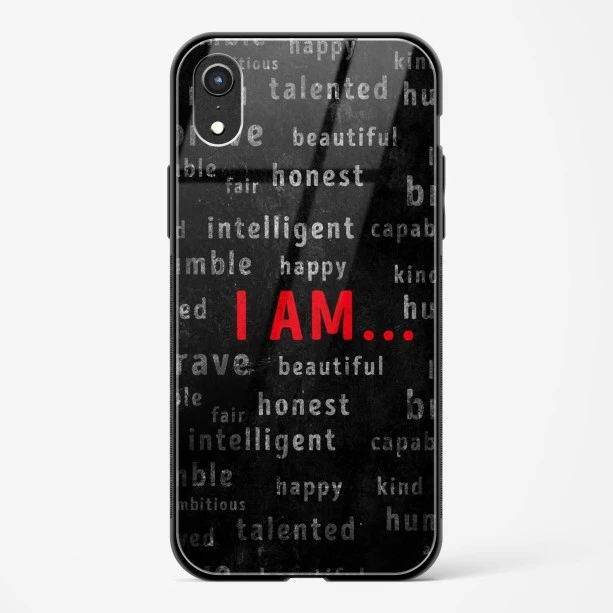 Affirmation Glass Case for iPhone XR
