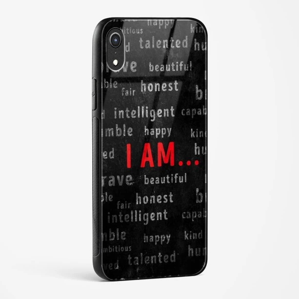 Affirmation Glass Case for iPhone XR