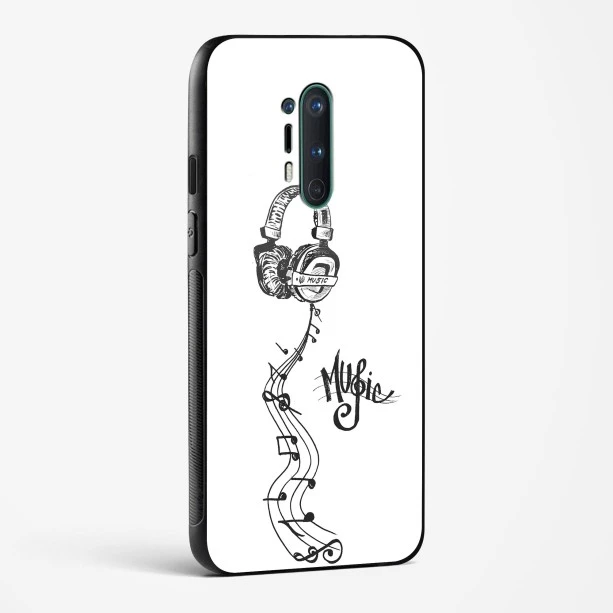 Glass Case For OnePlus 8 Pro - My Music
