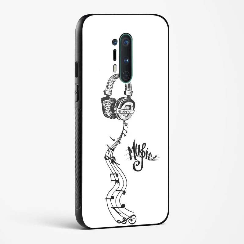 Glass Case For OnePlus 8 Pro - My Music