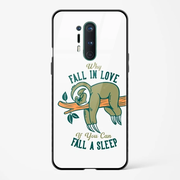 Glass Case For OnePlus 8 Pro - Sleep Lover