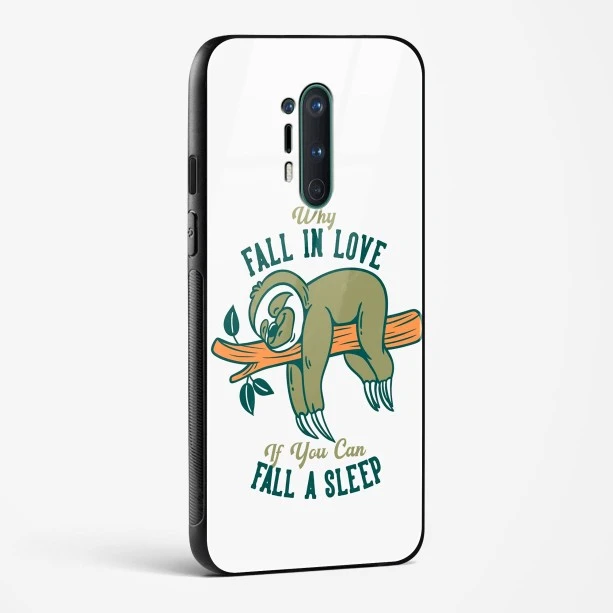 Glass Case For OnePlus 8 Pro - Sleep Lover