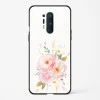 Glass Case For OnePlus 8 Pro - Flower Design Abstract 2
