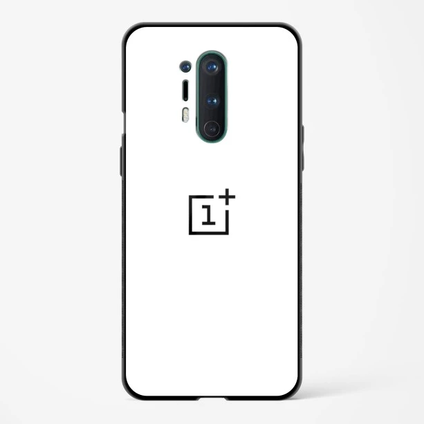 Pure White Glossy Glass Case for OnePlus 8 Pro