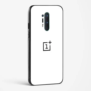 Pure White Glossy Glass Case for OnePlus 8 Pro