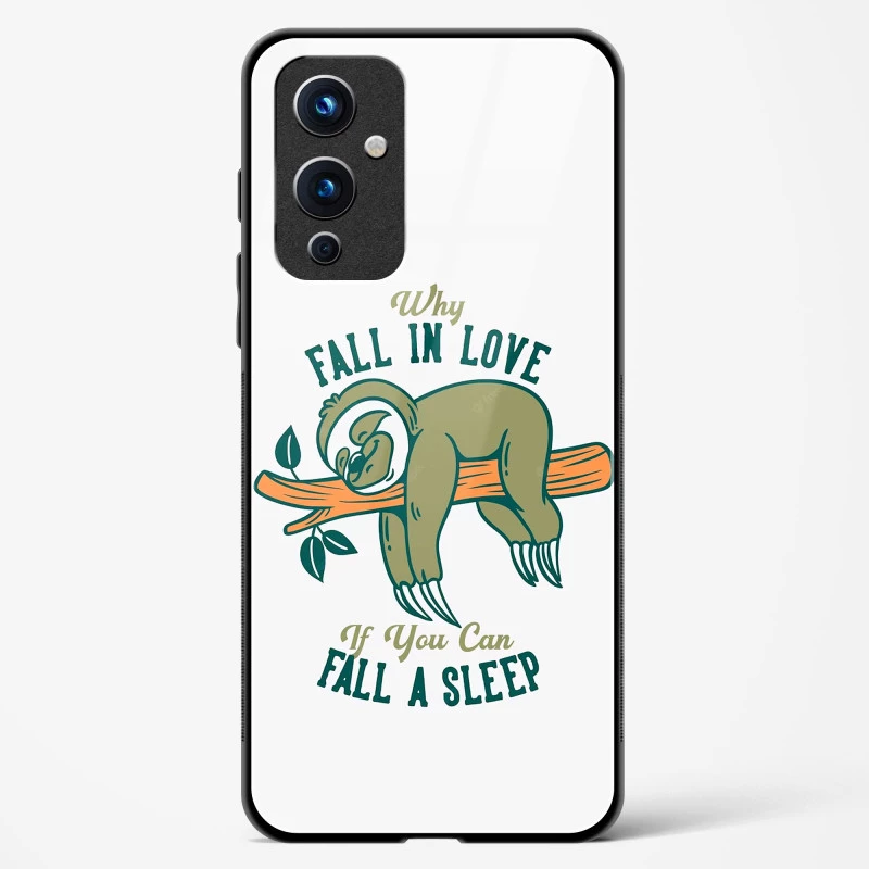 Glass Case For OnePlus 9 - Sleep Lover