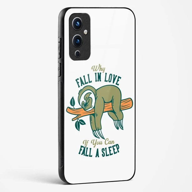 Glass Case For OnePlus 9 - Sleep Lover