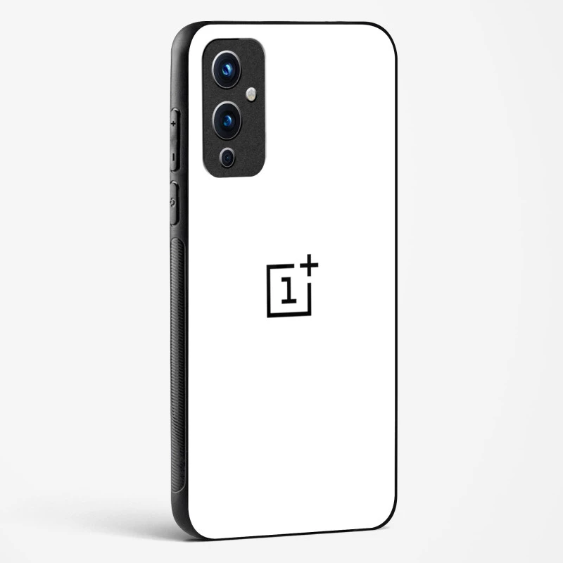 Pure White Glossy Glass Case for OnePlus 9