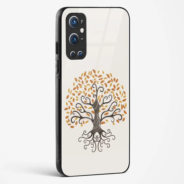 Glass Case For OnePlus 9 Pro - Oak Tree Deep Roots