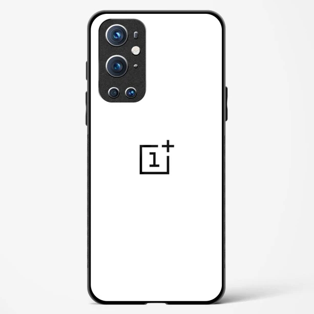 Pure White Glossy Glass Case for OnePlus 9 Pro