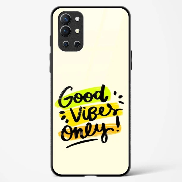 Good Vibes Only Glass Case For OnePlus 9R