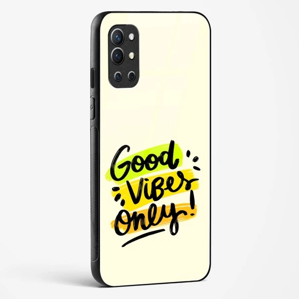 Good Vibes Only Glass Case For OnePlus 9R