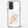 Flower Design Abstract 2 Glass Case For OnePlus 9RT