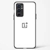 Pure White Glossy Glass Case for OnePlus 9RT