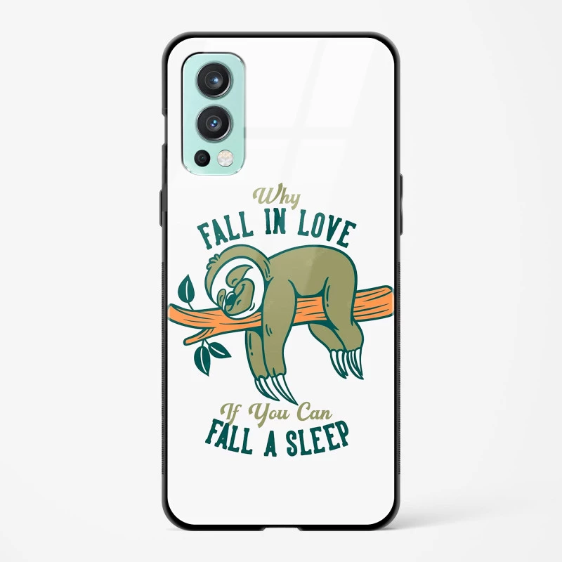 Glass Case For OnePlus Nord 2 - Sleep Lover