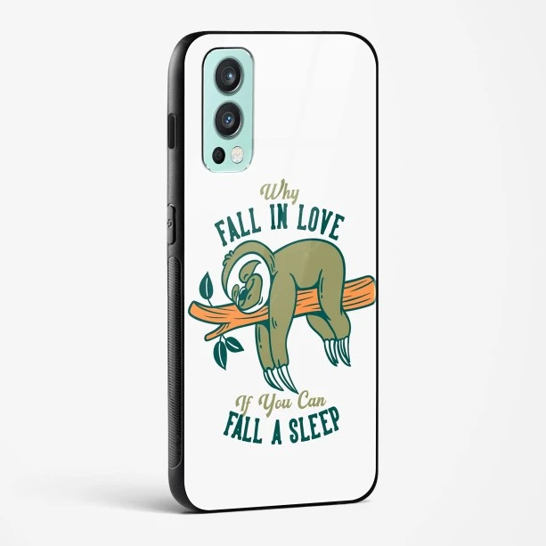Glass Case For OnePlus Nord 2 - Sleep Lover
