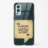 Glass Case For OnePlus Nord 2 - Original Is Worth