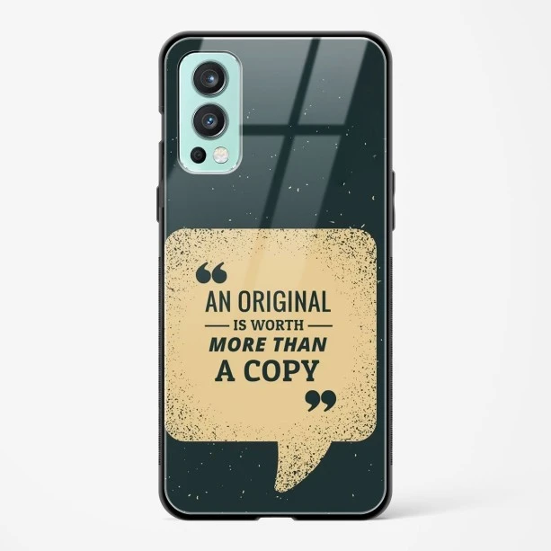 Glass Case For OnePlus Nord 2 - Original Is Worth