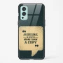 Glass Case For OnePlus Nord 2 - Original Is Worth