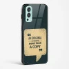 Glass Case For OnePlus Nord 2 - Original Is Worth