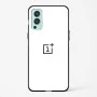 Pure White Glossy Glass Case for OnePlus Nord 2