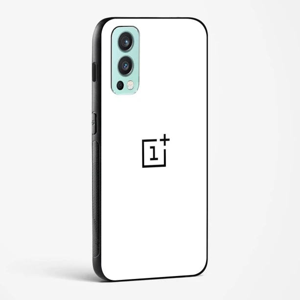 Pure White Glossy Glass Case for OnePlus Nord 2