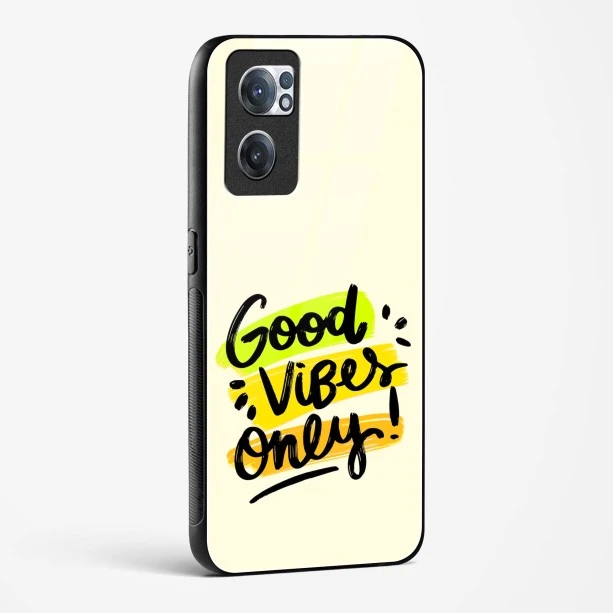 Glass Case For OnePlus Nord CE 2 5G - Good Vibes Only