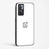 Pure White Glossy Glass Case for OnePlus Nord Ce 2 5G