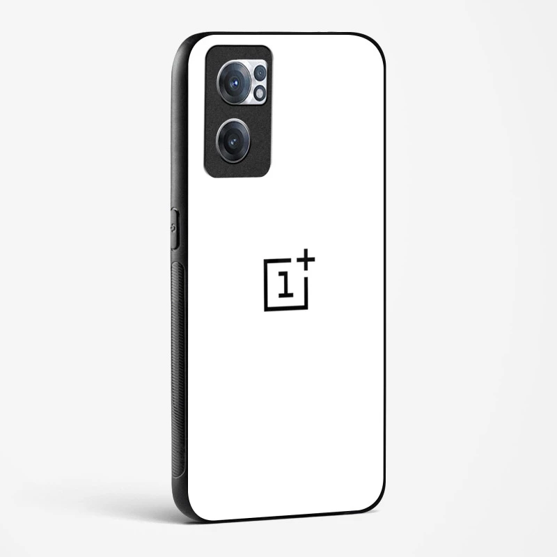 Pure White Glossy Glass Case for OnePlus Nord Ce 2 5G
